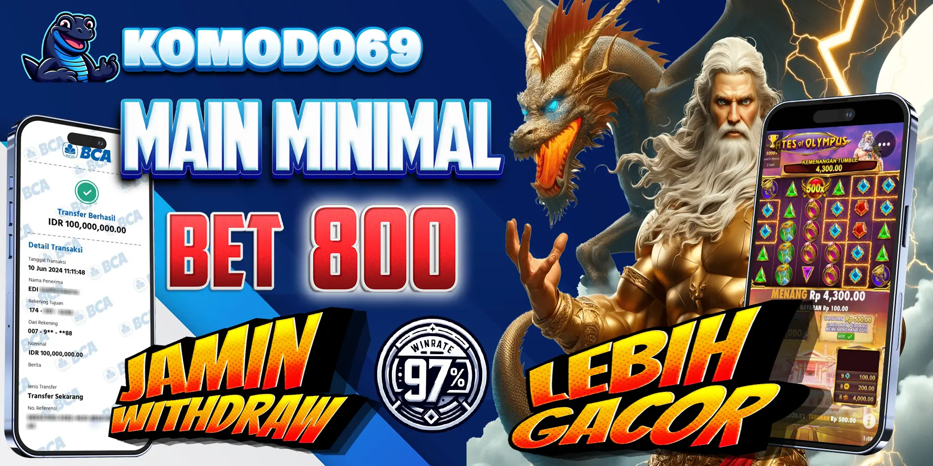 MAIN SLOT MINIMAL BET 800 SEMAKIN GACOR